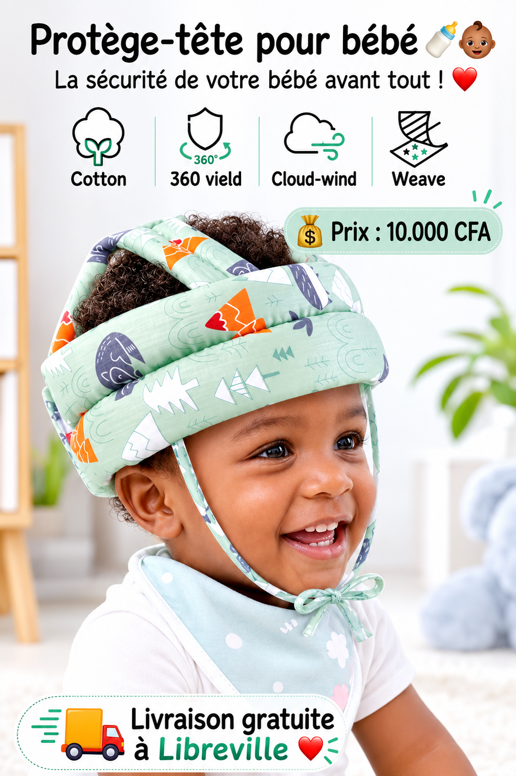 PROTÉGÉ TÊTE DE BÉBÉ