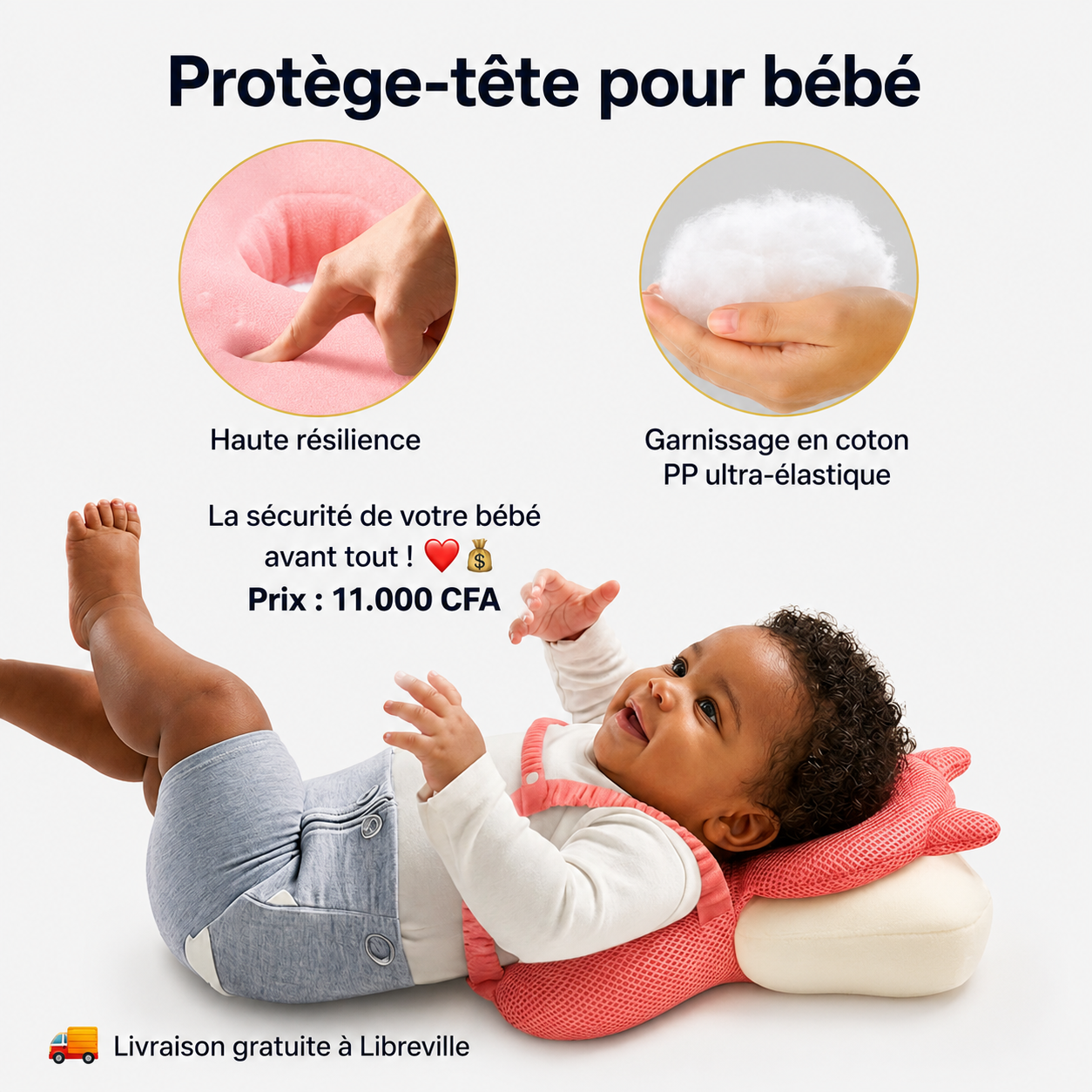 PROTÉGÉ TÊTE DE BÉBÉ